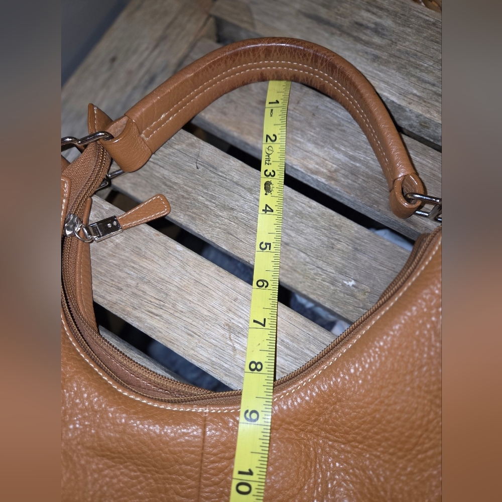 Talbot Pebble Leather Shoulder Hobo Bag - Picture 11 of 15